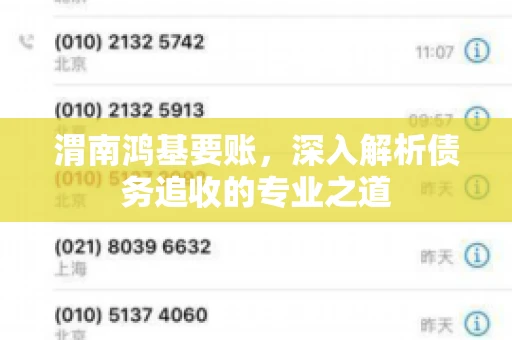 渭南鸿基要账，深入解析债务追收的专业之道