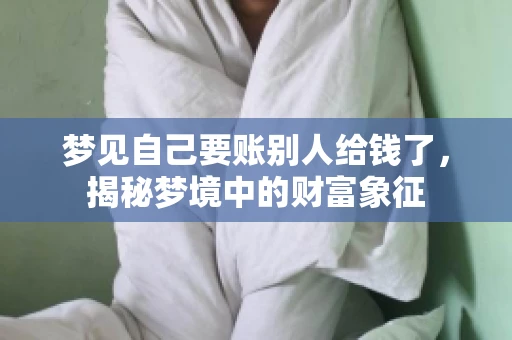 梦见自己要账别人给钱了，揭秘梦境中的财富象征