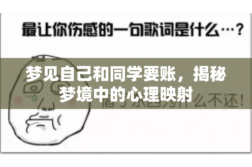 梦见自己和同学要账，揭秘梦境中的心理映射