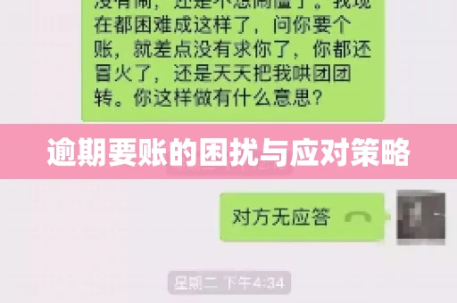 逾期要账的困扰与应对策略