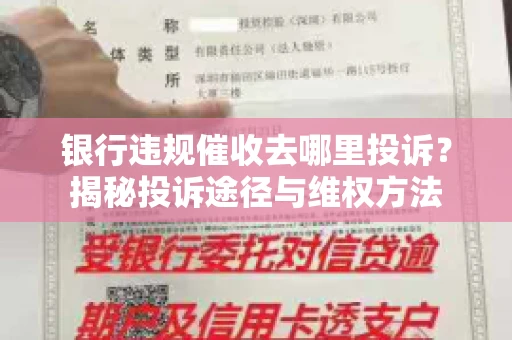 银行违规催收去哪里投诉？揭秘投诉途径与维权方法